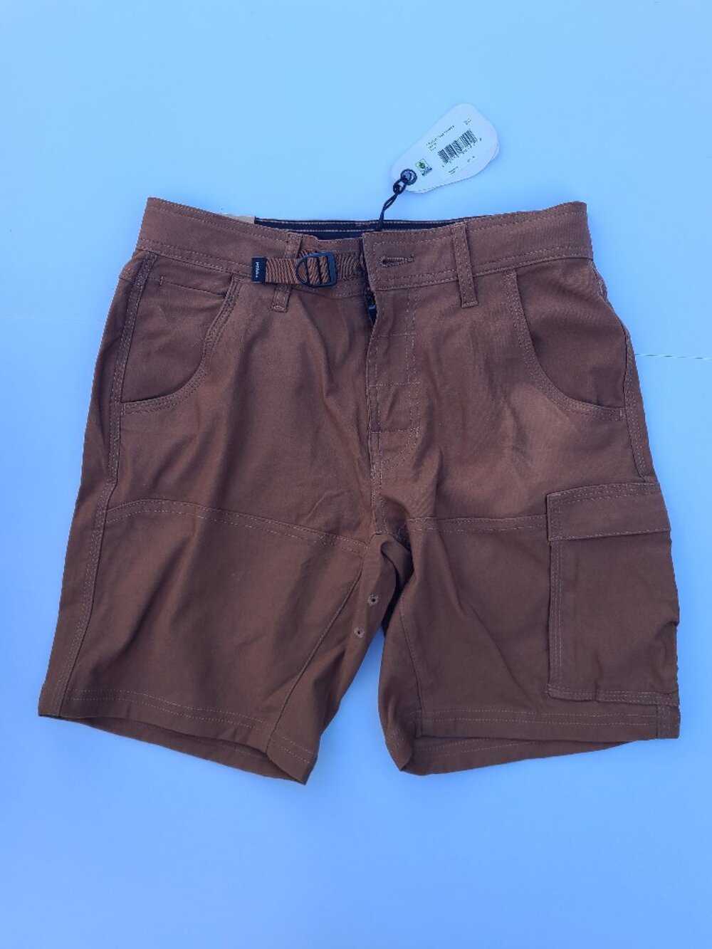 NEW Prana Stretch Zion Shorts II - Men's 28x8 - Sepia